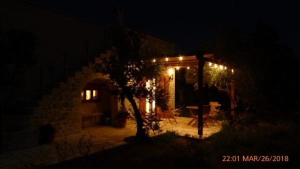 ambient lighting for romantic evenings on the terrace